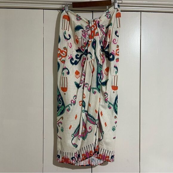 Zara’s Colorful Patterned Wrap Skirt - Picture 1 of 8